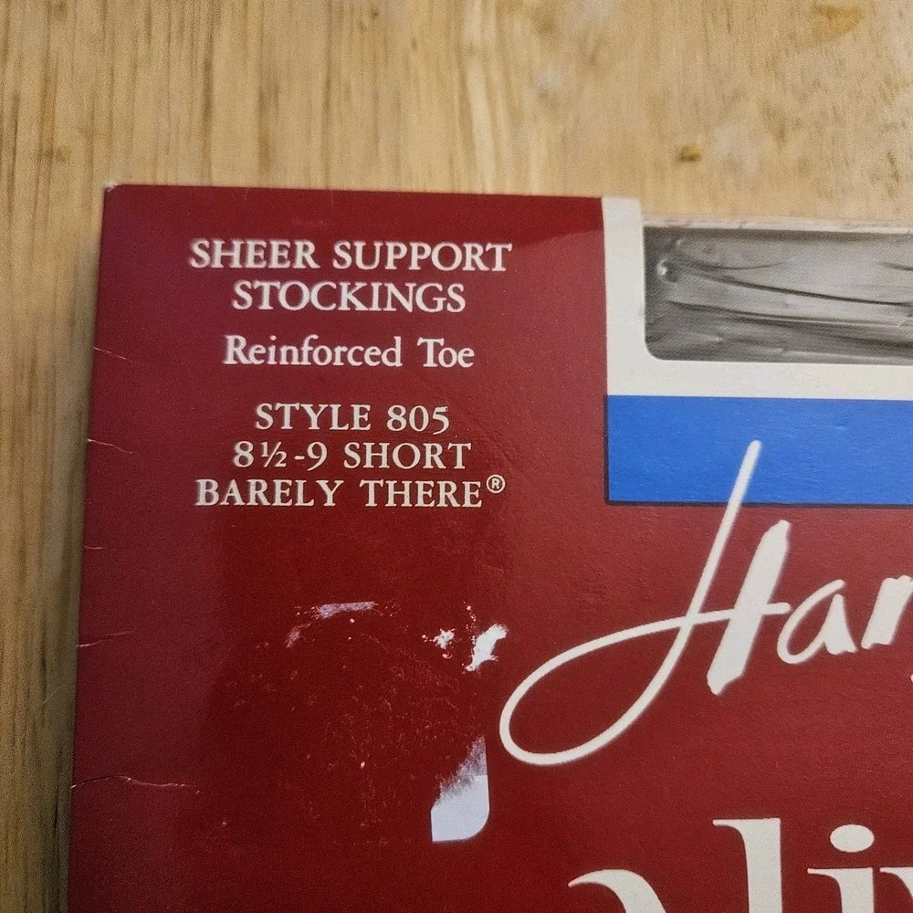 1989 2 Pair HANES ALIVE SHEER SUPPORT Style 805 Barely There‎ 8.5-9 Short NEW